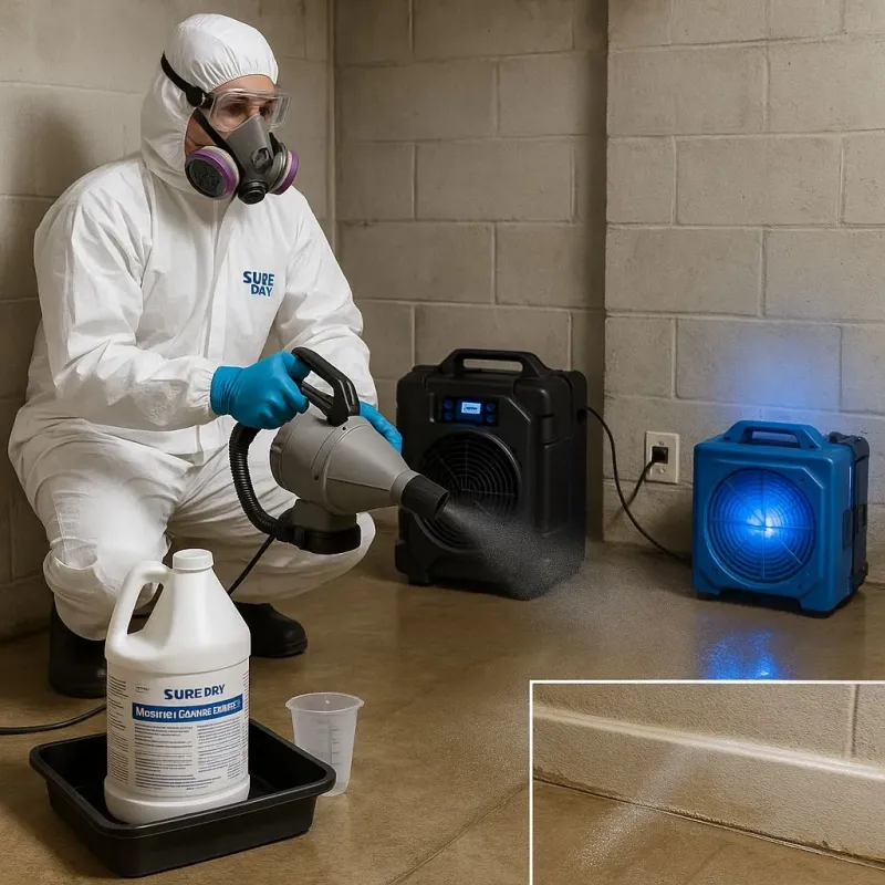 Sanitization and Odor Removal process in Riverdale Park, MD